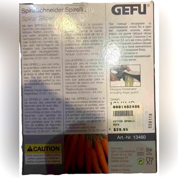 SPIRELLI Spiral Slicer By GEFU - Picture 6 of 8